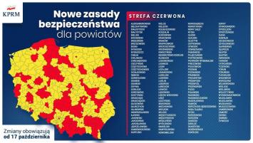 Tomaszów nadal w żółtej strefie